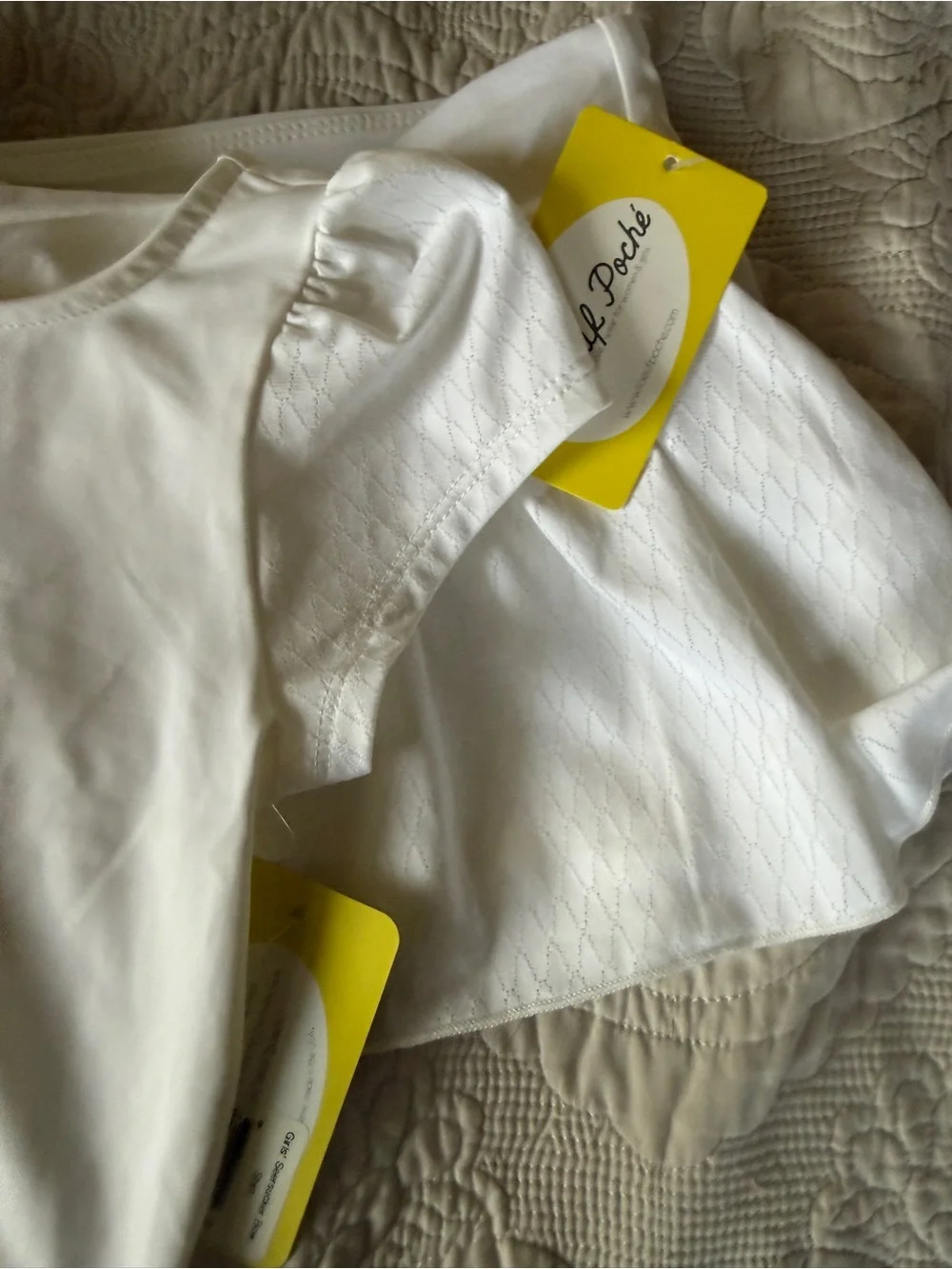 NWT L’Oeuf Poche Girls Ballet Collection Tennis Top/Skirt Set, MSRP $110, 6/7